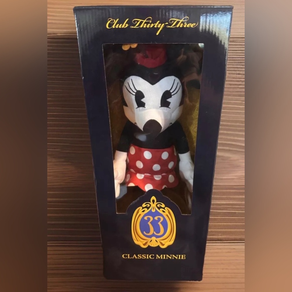 EXTREMELY RARE  Classic Minnie Plush Club 33